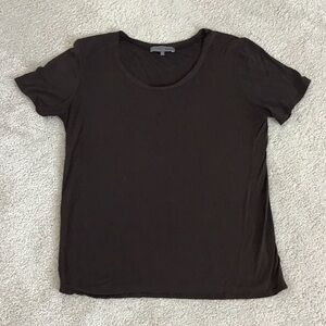 Dark Brown Women's Short Sleeve Tee
